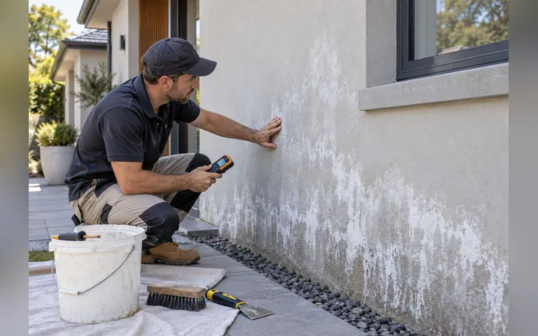Efflorescence on Rendered Walls: Causes, Removal and When to Repair